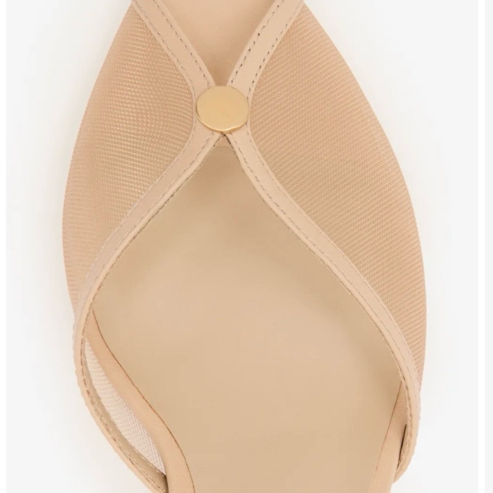 Reformation Women’s Wisdom Peep Toe Mule. - Picture 3 of 12